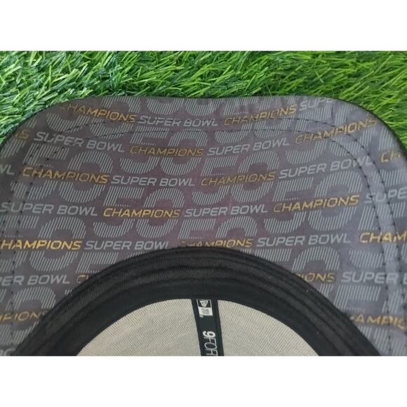 Denver Broncos Super Bowl 50 Champions New Era 9FORTY Adjustable Hat Gray/Black - Picture 5 of 8